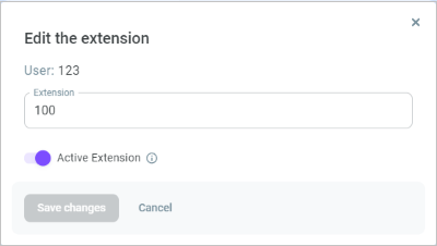 Edit extensions Edit extensions