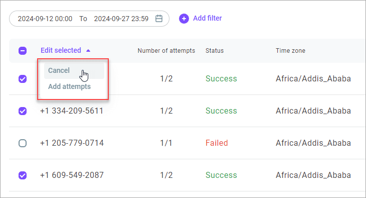 Bulk add attempts Bulk add attempts