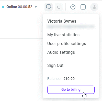 Go to billing Go to billing