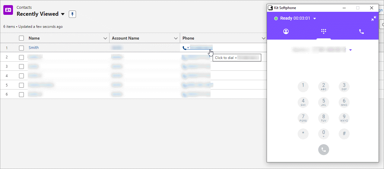 List view List view
