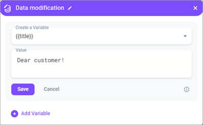Using variables Using variables