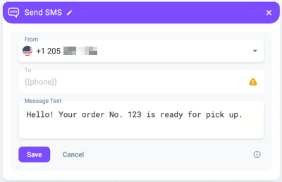 Sending sms Sending sms