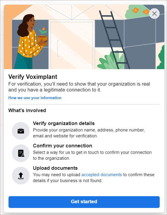 Start verification Start verification