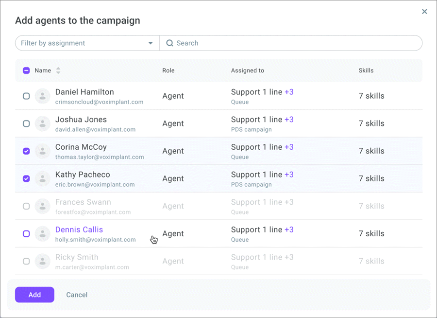 Add agents Add agents