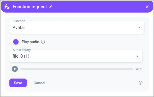 Function request