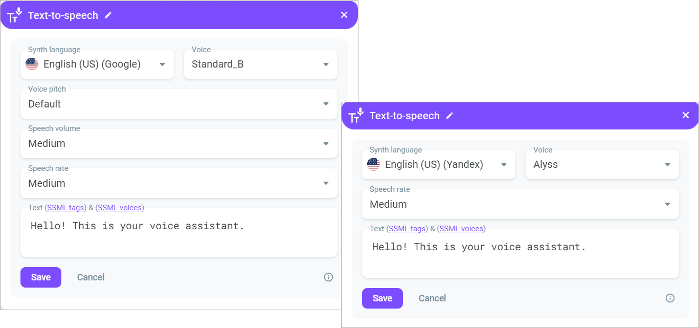 Text-to-speech Text-to-speech
