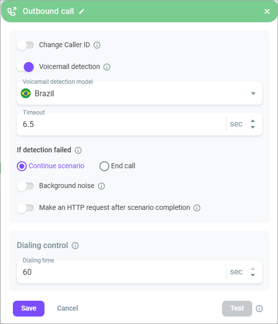 General settings General settings