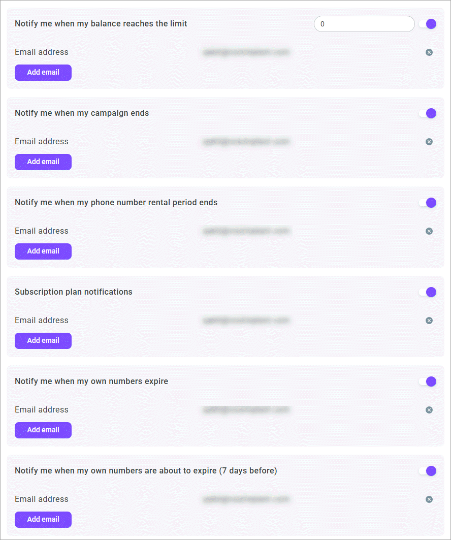Notifications