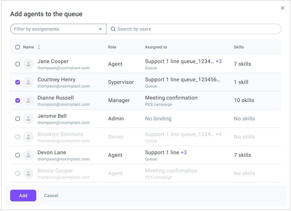 Add agents Add agents
