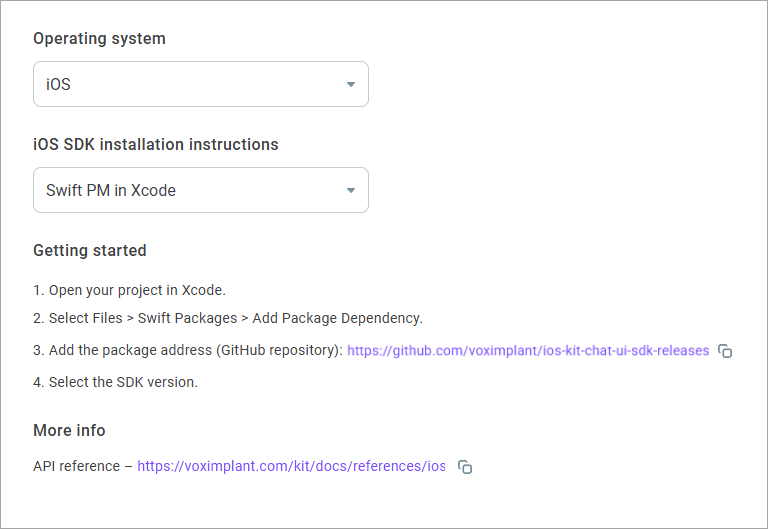 Instructions for iOS in Xcode Instructions for iOS in Xcode
