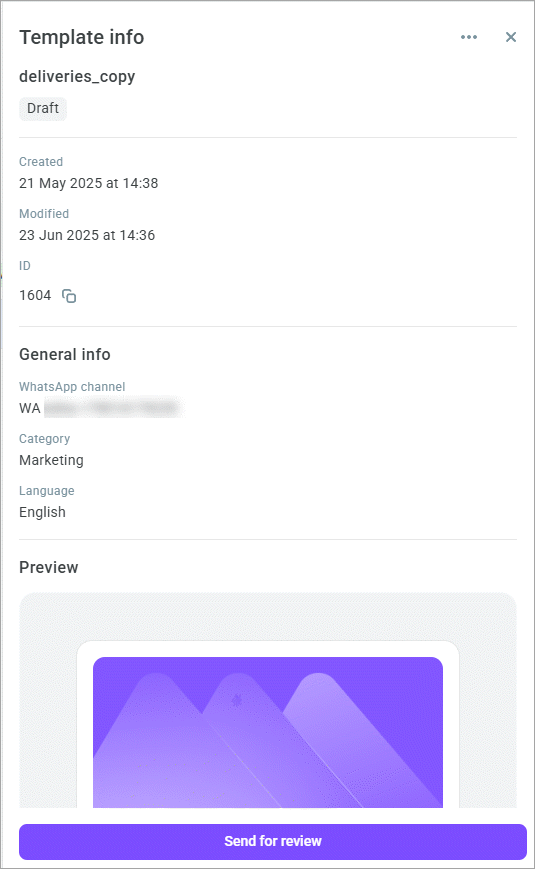 Send for review