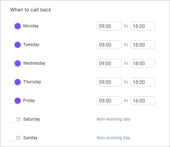 Schedule Schedule