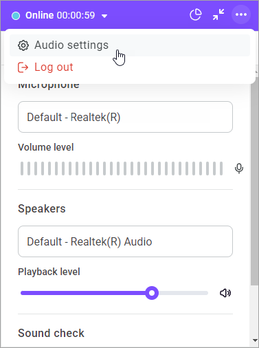Soundcheck Soundcheck