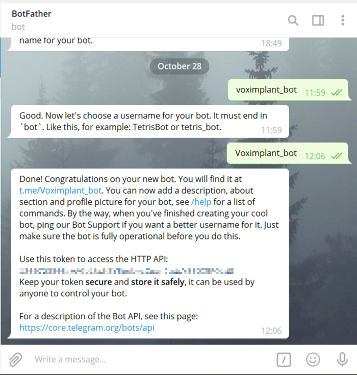 Voximplant bot Voximplant bot