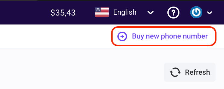 Buy a number Buy a number