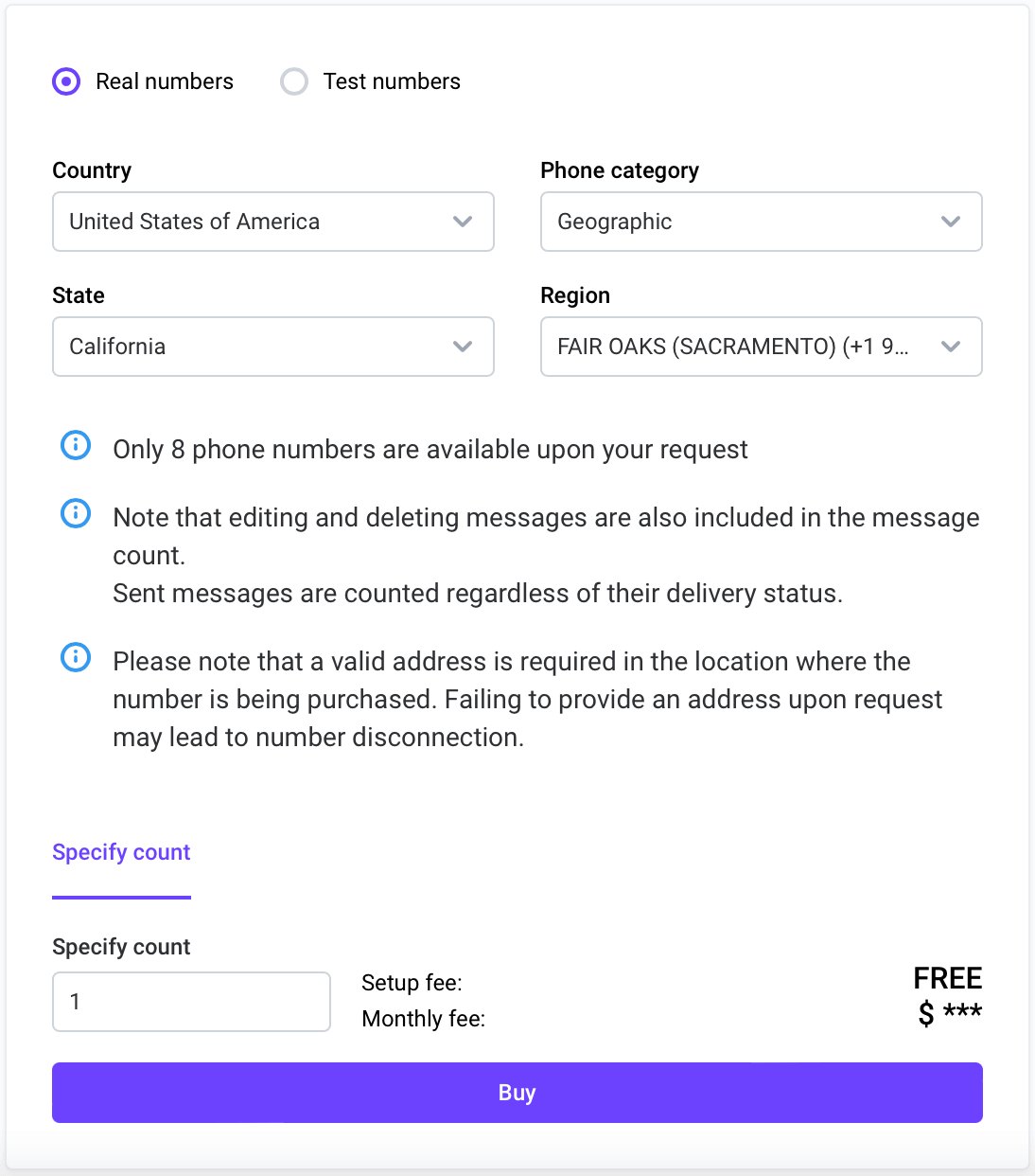 Phone numbers list Phone numbers list