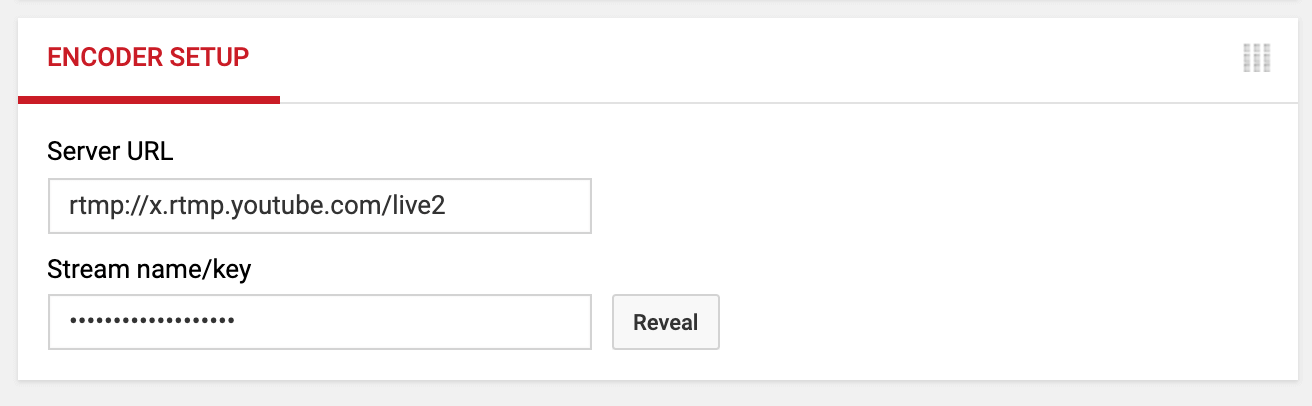 Streaming credentials Streaming credentials